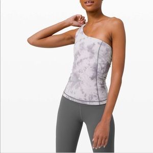 Lululemon cold shoulder tank Diamond Dye